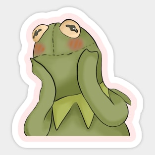 Kermit the frog Sticker